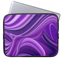 Purple Dreams , Abstract Fantasy Rainbow-Art Laptop Computer Sleeves