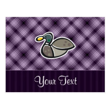 Purple Duck Postcard