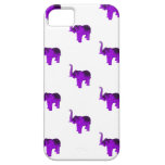 Purple Elephants Pattern iPhone 5 Cases