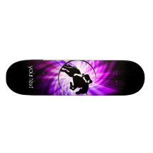 Purple Equestrian Skate Board Decks
