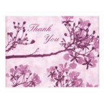 Purple Eternal Bliss Thank You Post Card