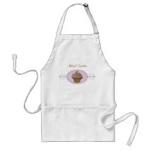 Purple Fancy Cake Aprons
