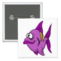 Purple Fish Buttons