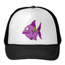 Purple Fish Hats