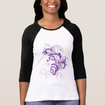 Purple Flourish Tee