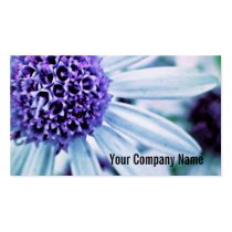 Purple Flower Custom Business Cards business cards