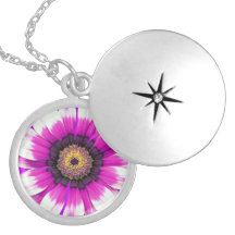 Purple Flower Lockets