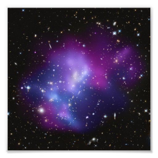 Purple Galaxy Cluster Photo