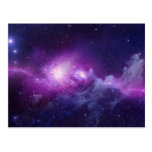 PURPLE GALAXY POSTCARD