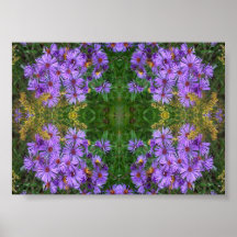 Purple Gaze Poster