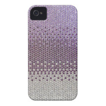 Purple Glitter Bling Cover Case-Mate iPhone 4 Case