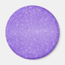 Purple glitter stars refrigerator magnet