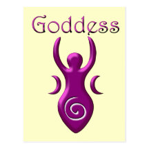 Purple Goddess Post Card