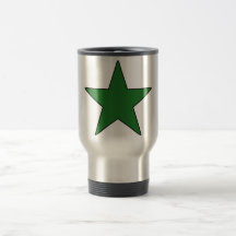 Purple Grey Black Green Five Point Star Pentagram Mugs