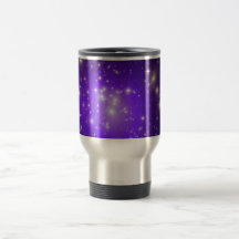 Purple haze of stars coffee mug