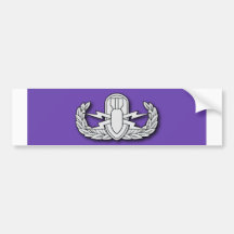 Purple Heart EOD Bumper Sticker