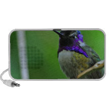 Purple Hummingbird iPod Speakers
