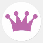 purple king crown sticker