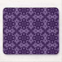 Purple Lace Abstract Mousepad