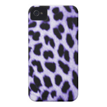 Purple Leopard Print iphone 4 case