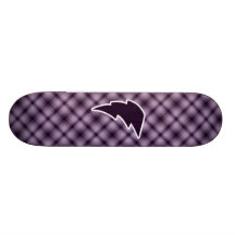Purple Lightning Bolt Skateboard