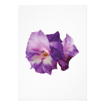 Purple Lilies Custom Invites