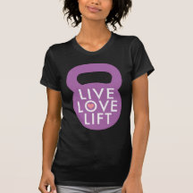 Purple "Live Love Lift" Tee Shirt