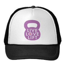 Purple "Live Love Lift" Trucker Hats