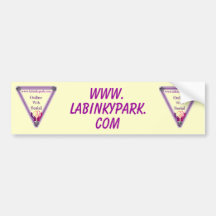 Purple Logo for  LabinkyPark., com Bumper Stickers