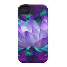 Purple lotus flower and its meaning case for the iPhone 4