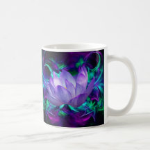 Purple lotus flower and its meaning coffee mug