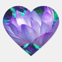 Purple lotus flower and its meaning sticker