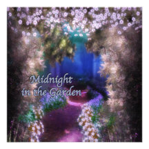 Purple Moonlight Prom Invitations