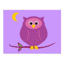 Purple Owl Postcards