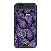 Purple Paisley Skinit Cargo Case iPhone 5 Covers