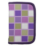 Purple Pastel Squares Pattern Planner