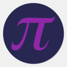 Purple Pi Sticker