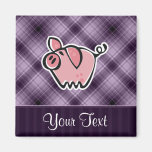 Purple Pig Magnet