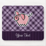 Purple Pig Mouse Mat