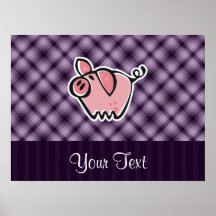 Purple Pig Posters