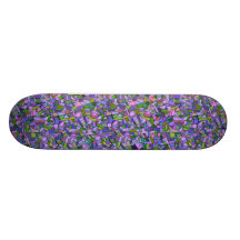 Purple Pink Abstract Mosaic Pattern Skateboards