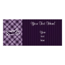 Purple Plane Full Color Rack Card