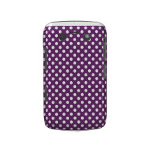 Purple Polka Dot Blackberry Bold Case