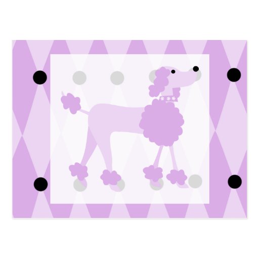 Purple Poodle Postcards