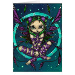 "Purple Ribbon Fairy" Greeting Card