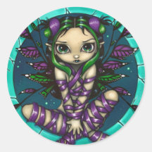 "Purple Ribbon Fairy" Sticker