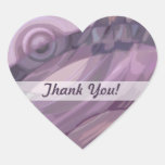 Purple Ripples Stickers