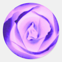 Purple Rose Bud Sticker
