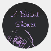 Purple rose Sticker