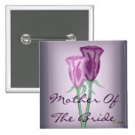 Purple Roses Pin